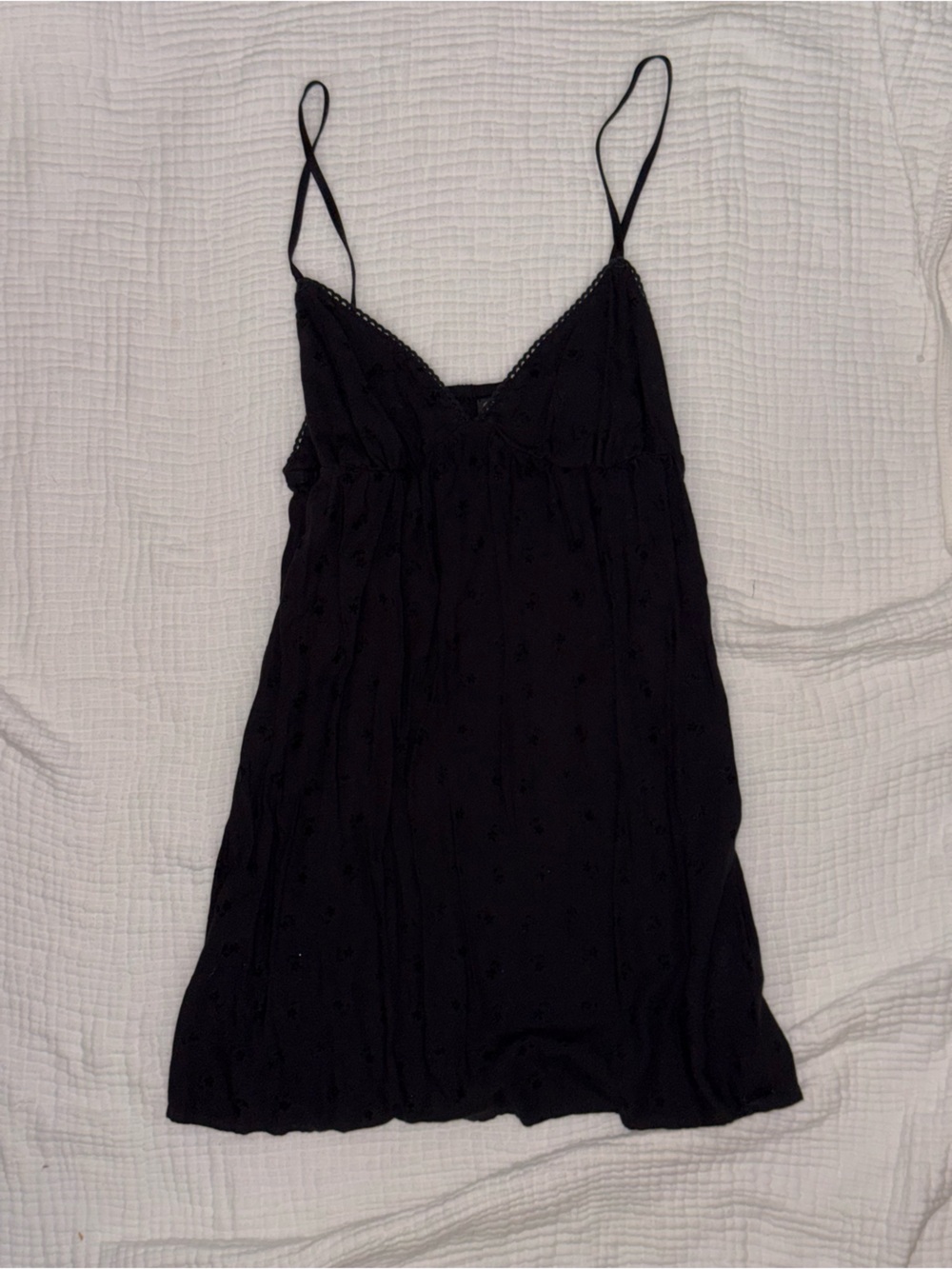 Volcom Black Spaghetti-Strap Slip Dress